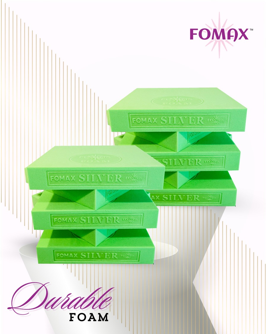Fomax Silver Foam 1 set Green (5 seat, 5 back)